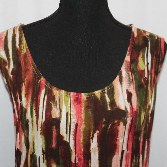 Roaman's Women's Sleeveless Dress - Picture 5 of 15